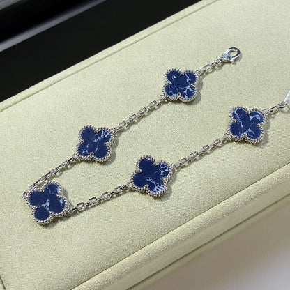 [⭐Veyra]CLOVER 5 MOTIF PIETERSITE BRACELET COLLECTION