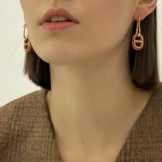 [⭐Veyra]HM O'MAILLON GOLD EARRINGS
