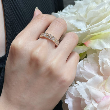 [⭐Veyra]KELLY PINK GOLD DIAMOND RING