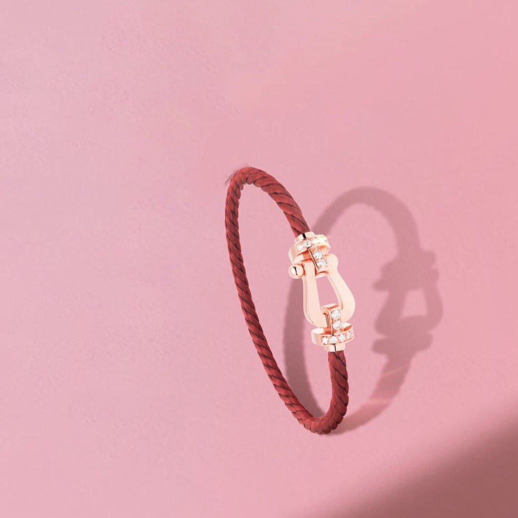 [⭐Veyra]FORCE 10 HALF DIAMOND PINK GOLD RED CORDERI LARGE AND MEDIUM MODEL