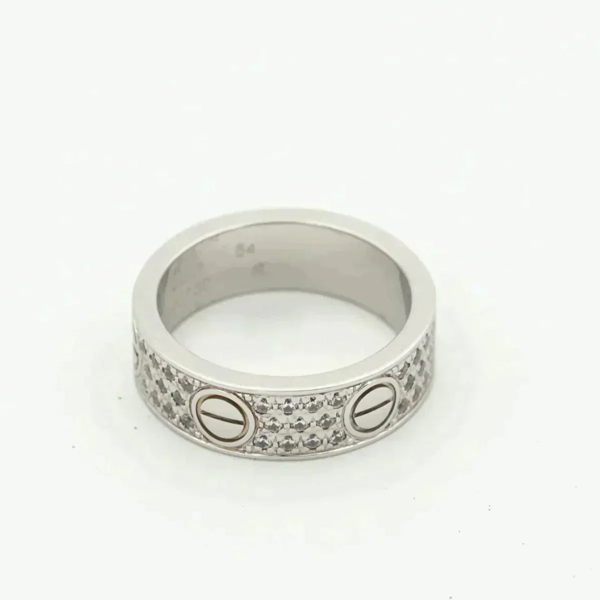 [⭐Veyra]LOVE RING 5.5MM DIAMONDS PAVED