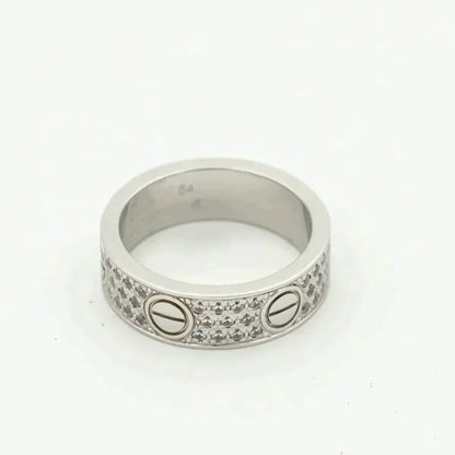 [⭐Veyra]LOVE RING 5.5MM DIAMONDS PAVED