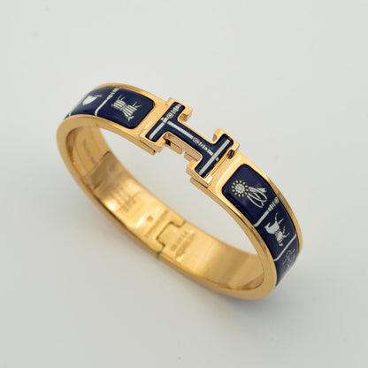 [⭐Veyra]H BRACELET BLUE CERAMIC