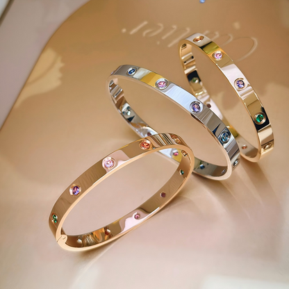 [⭐Veyra] 2026 RAINBOW LOVE BRACELET 6.1MM  10 DIAMONDS