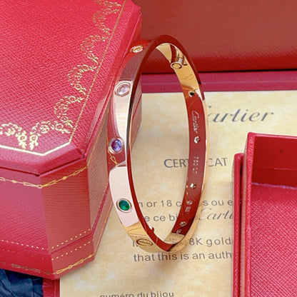 [⭐Veyra] 2026 RAINBOW LOVE BRACELET 6.1MM  10 DIAMONDS