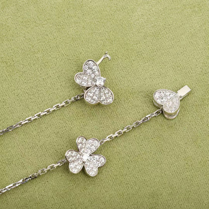 [⭐Veyra]FRIVOLE SILVER 9 FLOWERS NECKLACE