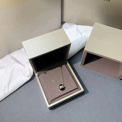 [⭐Veyra]JEUX DE ROSE GOLD DIAMOND NECKLACE