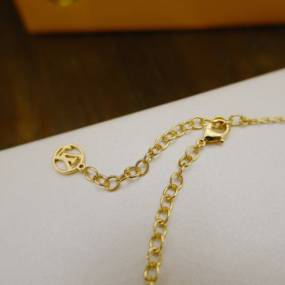 [⭐Veyra]BLOOMING SUPPLE NECKLACE BRASS
