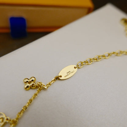 [⭐Veyra]BLOOMING SUPPLE NECKLACE BRASS