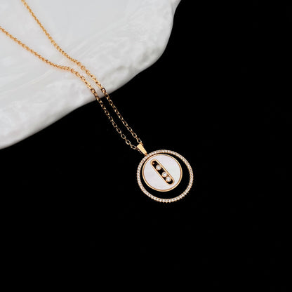 [⭐Veyra]Demo MOVE MM NACRE BLANCHE DIAMOND NECKLACE