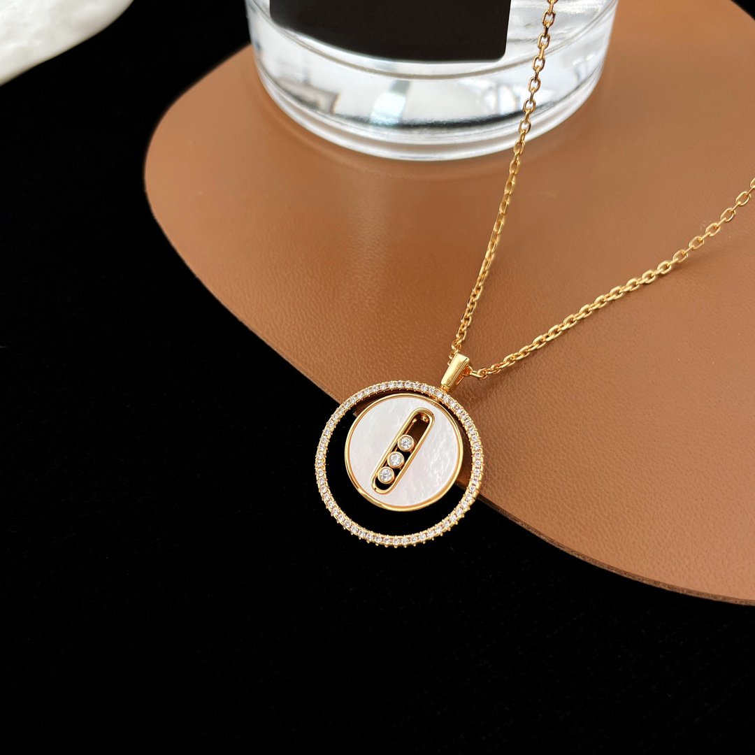 [⭐Veyra]Demo MOVE MM NACRE BLANCHE DIAMOND NECKLACE