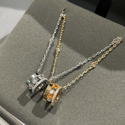 [⭐Veyra]CHAIN MOVE ROMANE PEDAND NECKLACE