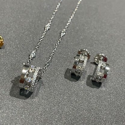 [⭐Veyra]CHAIN MOVE ROMANE PEDAND NECKLACE