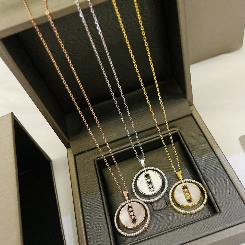 [⭐Veyra]Demo MOVE MM NACRE BLANCHE DIAMOND NECKLACE
