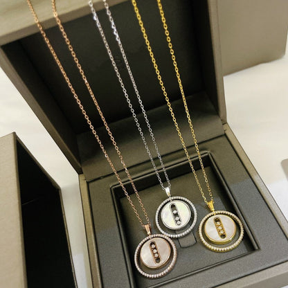 [⭐Veyra]Demo MOVE MM NACRE BLANCHE DIAMOND NECKLACE