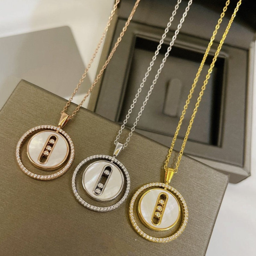 [⭐Veyra]Demo MOVE MM NACRE BLANCHE DIAMOND NECKLACE