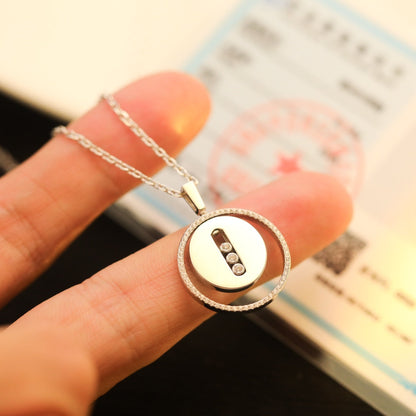 [⭐Veyra]Demo MOVE MM SILVER DIAMOND NECKLACE