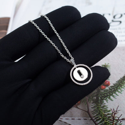 [⭐Veyra]Demo MOVE PM NECKLACE SILVER DIAMOND