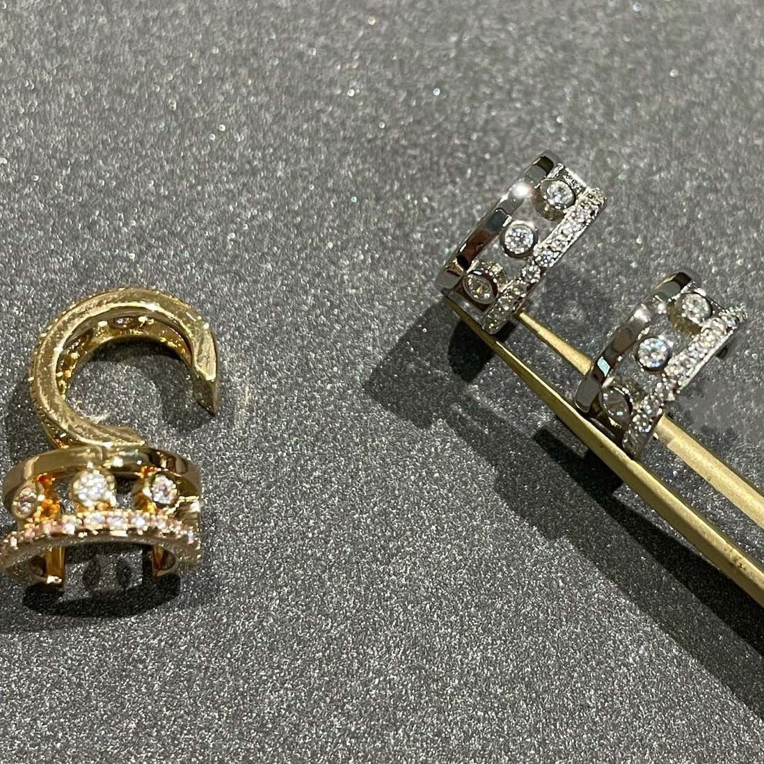 [⭐Veyra]MOVE ROMANE EARRINGS DIAMOND