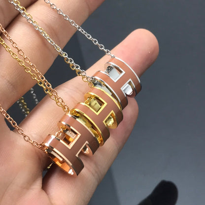 [⭐Veyra]H NECKLACE BROWN