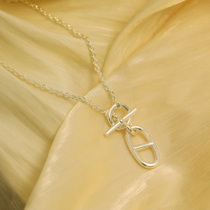 [⭐Veyra]HM CHAINE D'ANCRE PENDANT NECKLACE STERLING SILVER