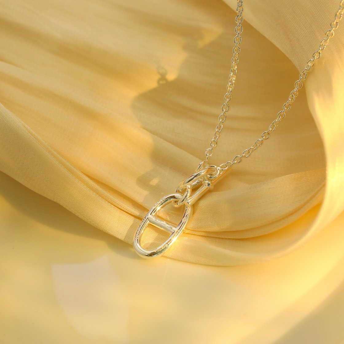 [⭐Veyra]HM CHAINE D'ANCRE PENDANT NECKLACE STERLING SILVER