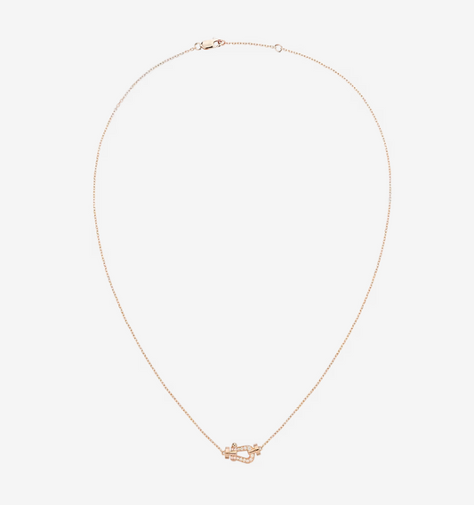 [⭐Veyra]FORCE 10 DIAMOND PINK GOLD NECKLACE MINI MODEL