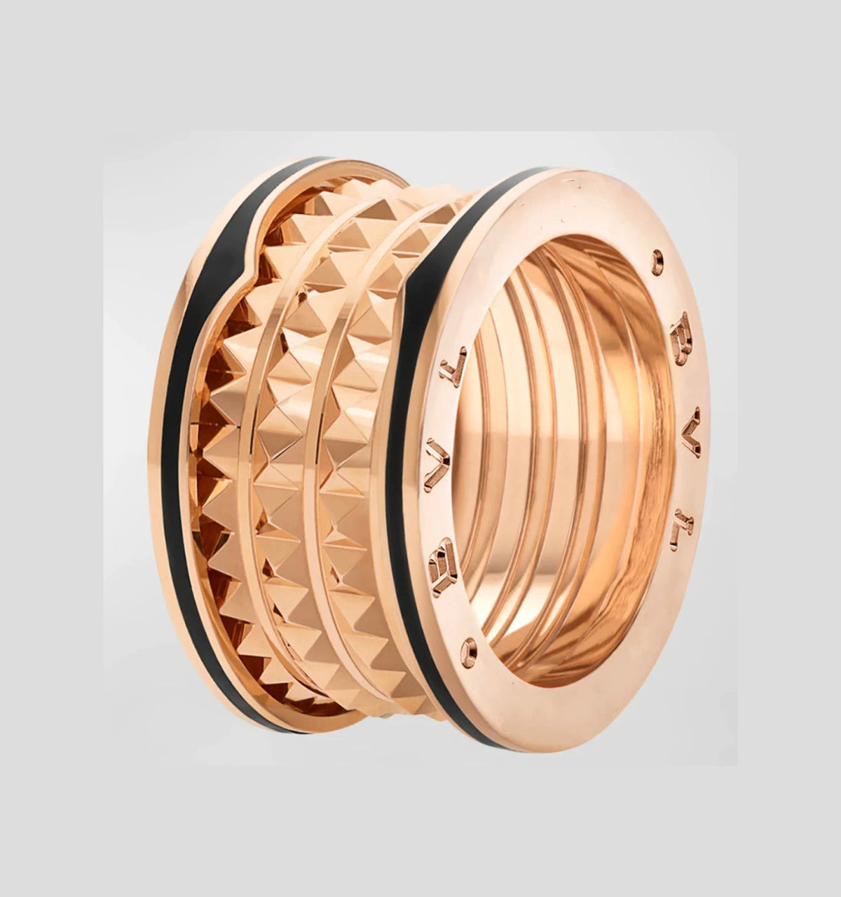 [⭐Veyra]ZERO 1 ROCK BLACK CERAMIC PINK GOLD LARGE MODEL
