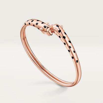 [⭐Veyra]PANTHERE DOUBLE HEADED OPEN BRACELET