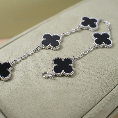 [⭐Veyra] CLOVER 5 MOTIF ONYXS BRACELET COLLECTION