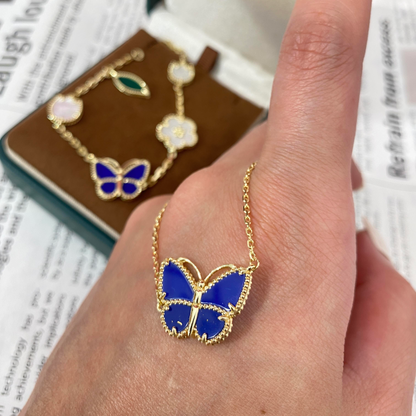 [⭐Veyra]  2026 NEW LUCKY BUTTERFLY 1 MOTIFS NECKLACE