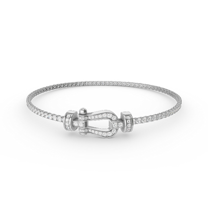 [⭐Veyra]FORCE  HORSESHOE  DIAMOND TENNIS BRACELET