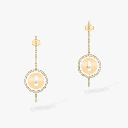 [⭐Veyra]Demo MOVE ARROW PINK GOLD DIAMOND EARRINGS