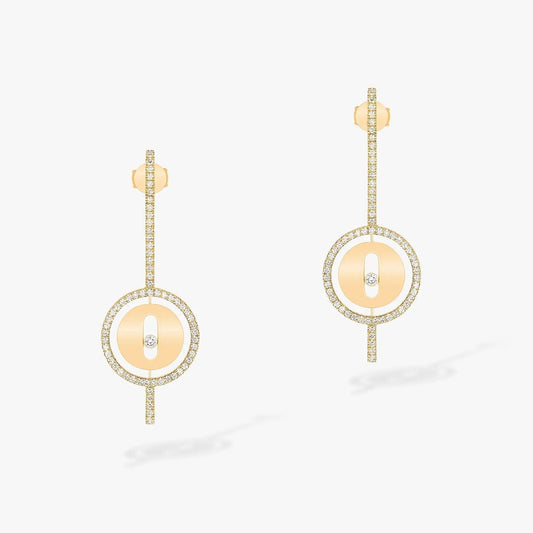 [⭐Veyra]Demo MOVE ARROW PINK GOLD DIAMOND EARRINGS