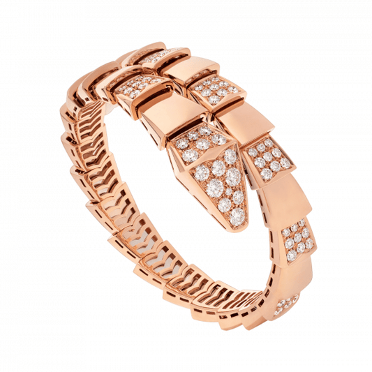 [⭐Veyra]SERPENTI BRACELET PINK GOLD DIAMOND