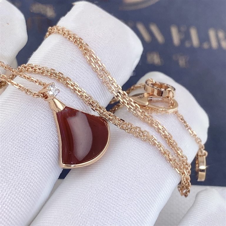 [⭐Veyra]DREAM NECKLACE CARNELIAN 1 DIAMOND