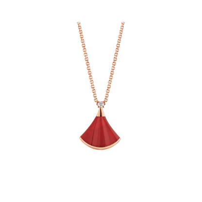 [⭐Veyra]DREAM NECKLACE CARNELIAN 1 DIAMOND