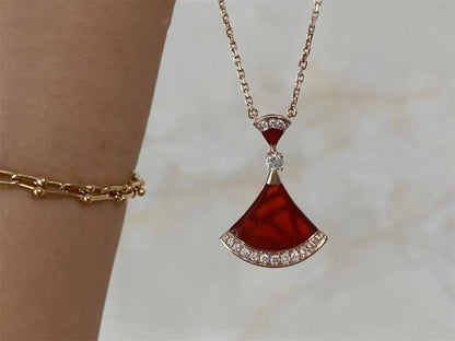 [⭐Veyra]DREAM NECKLACE CARNELIAN DIAMOND