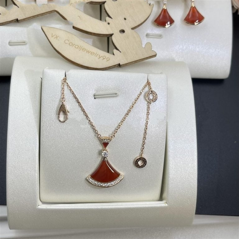 [⭐Veyra]DREAM NECKLACE CARNELIAN DIAMOND