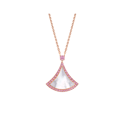 [⭐Veyra]DREAM NECKLACE MOP DIAMOND PINK