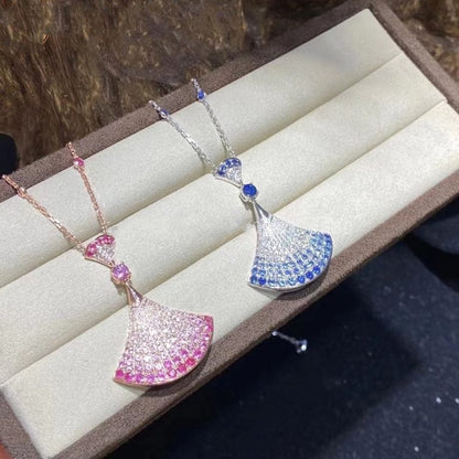[⭐Veyra]DREAM NECKLACE AGATE SILVER DIAMOND
