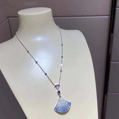 [⭐Veyra]DREAM NECKLACE AGATE SILVER DIAMOND
