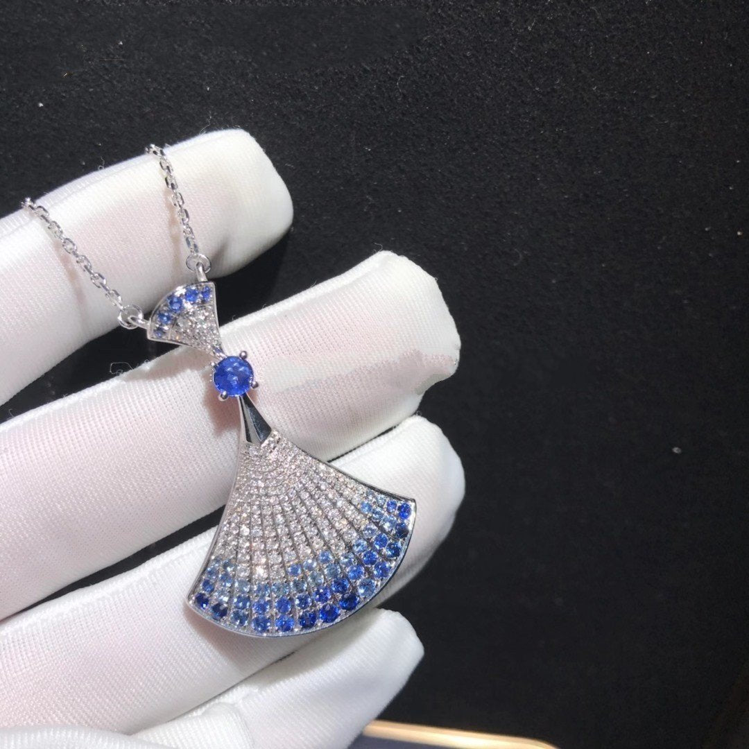 [⭐Veyra]DREAM NECKLACE AGATE SILVER DIAMOND
