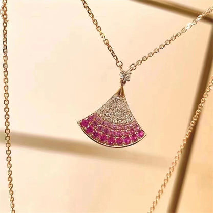 [⭐Veyra]DREAM NECKLACE PINK GOLD PINK DIAMOND