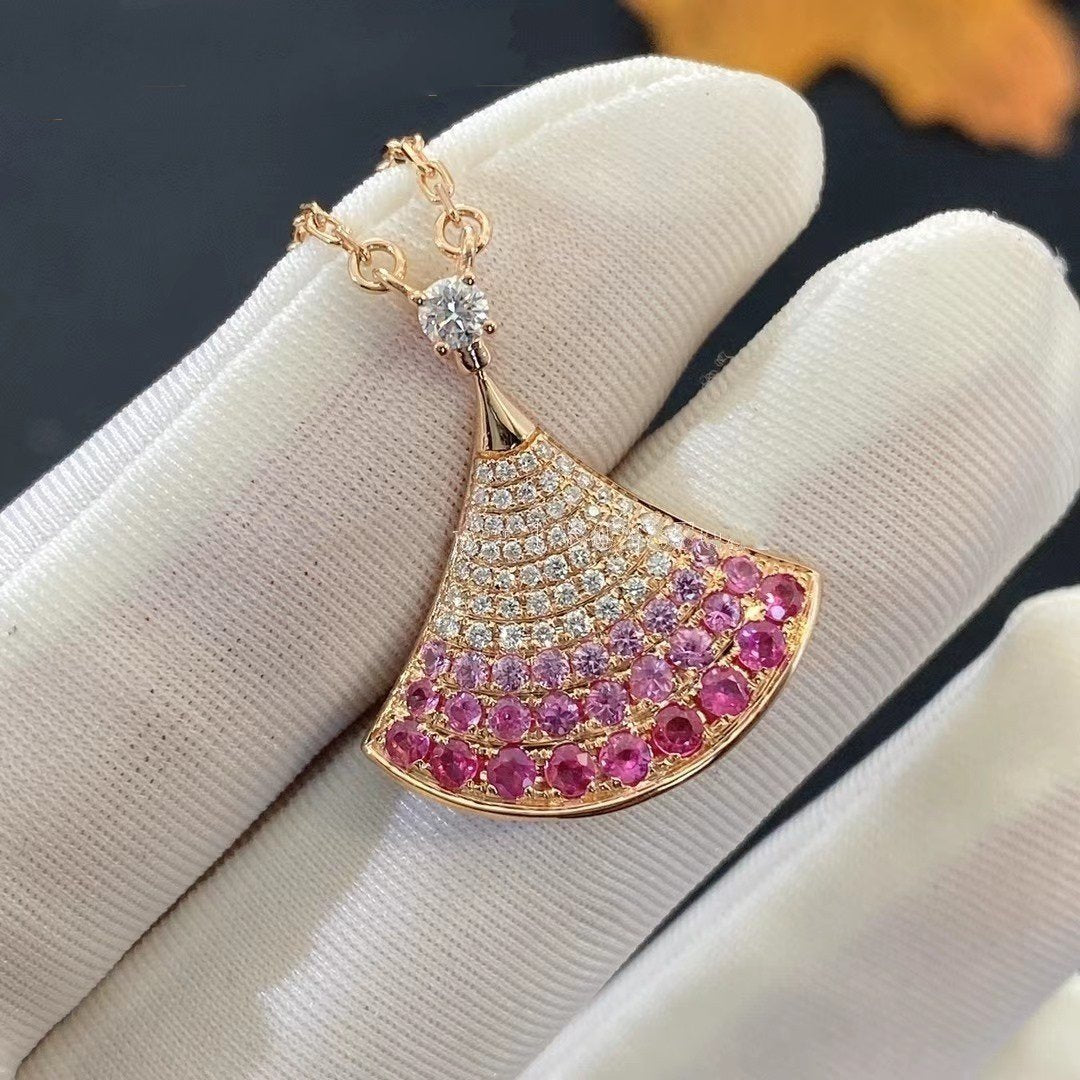 [⭐Veyra]DREAM NECKLACE PINK GOLD PINK DIAMOND