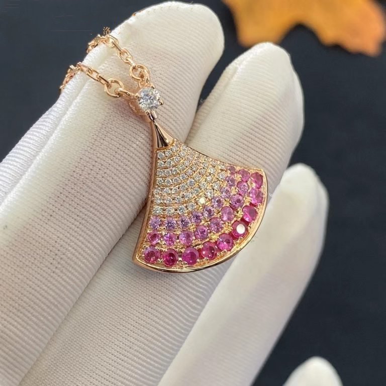 [⭐Veyra]DREAM NECKLACE PINK GOLD PINK DIAMOND