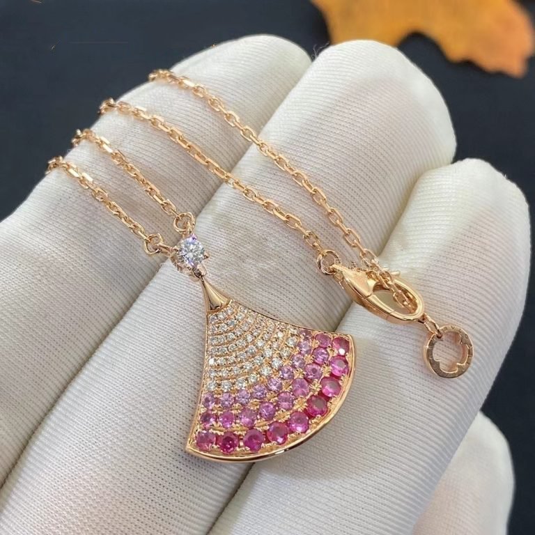 [⭐Veyra]DREAM NECKLACE PINK GOLD PINK DIAMOND