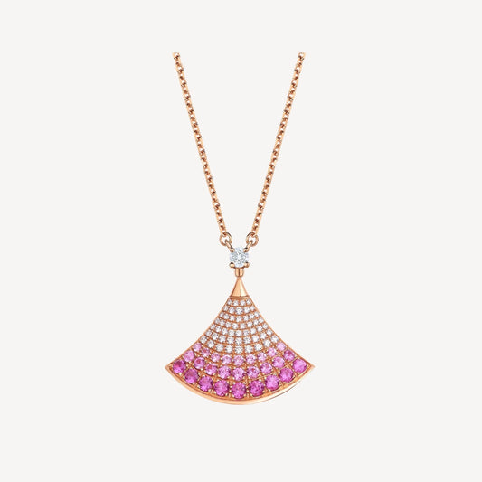 [⭐Veyra]DREAM NECKLACE PINK GOLD PINK DIAMOND