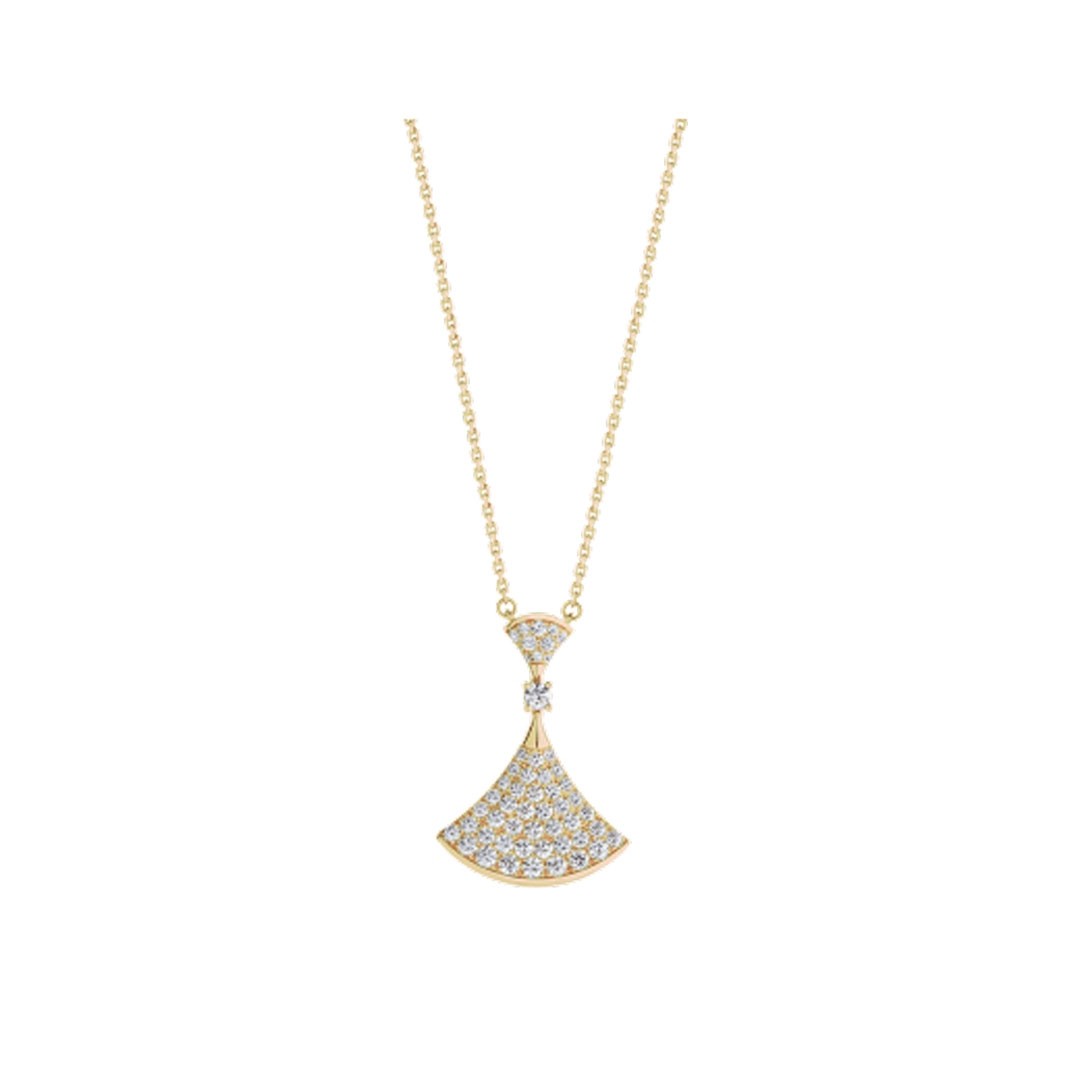 [⭐Veyra]DREAM NECKLACE GOLD FULL DIAMOND