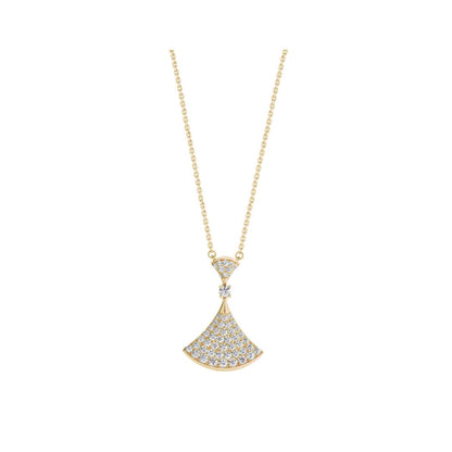 [⭐Veyra]DREAM NECKLACE GOLD FULL DIAMOND